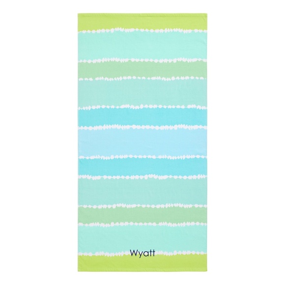 Tie-Dye Stripe Beach Towel UPF 50+ - PBK - Picture 4 of 8